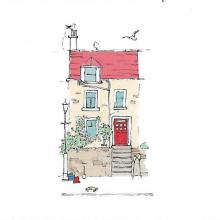 Kittiwake House Cartoon